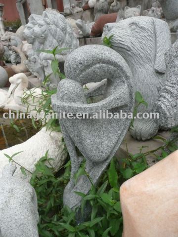 abstract stone statue/sculpture