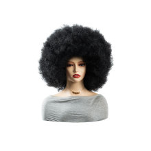Anxin Cheap Fluffy Afro Wig - Black Female Party Wig
