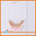 Witte parel ketting Pink Pearl Pendant Necklace
