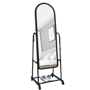 Arco Negro: Espejos de Pie Libre con Bases del Fabricante