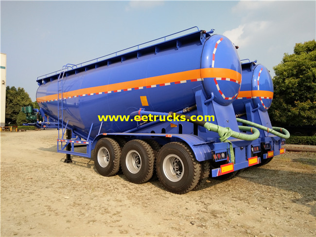 3 Axle Bulk Powder Tank Trailers