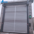 High-speed insulated spiral door