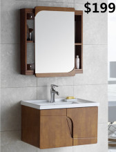 space saving furniture wood sliding door bathroom vanity