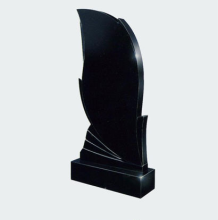 Russia Headstone European Black Granite Headstones Pure Black Granite Tombstone