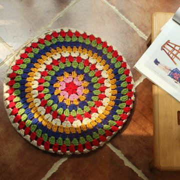 Vintage Crochet Cushion Crochet Chair Seat Cushion