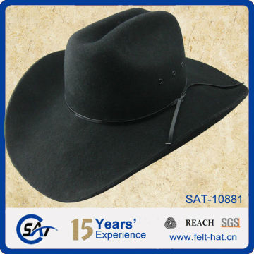 wool felt western style cowboy hat