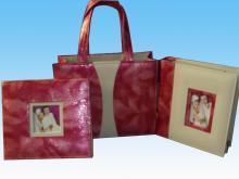 photo album with handbag