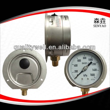 bottom connection pressure gauge