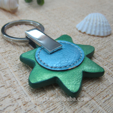 Cheap leather keyring Fancy Keyring Promotional Gift Key Chain