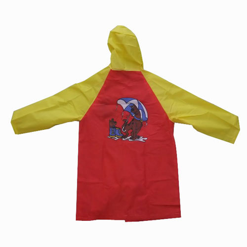 Kids Lovely Cartoon pvc eva Raincoat