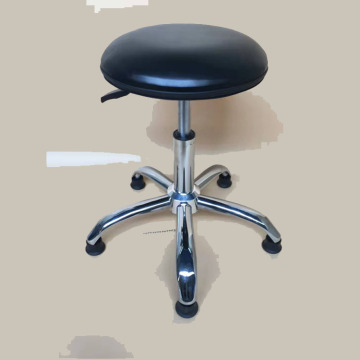 Fixed Adjustable Round Stool - Leather Lab Furniture