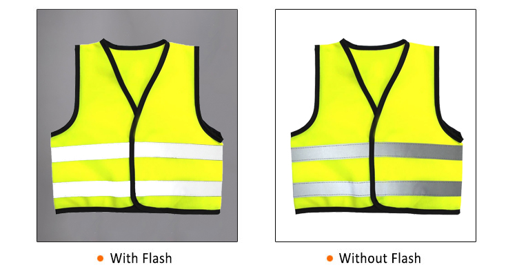 High visibility security warning construction reflective safety vest