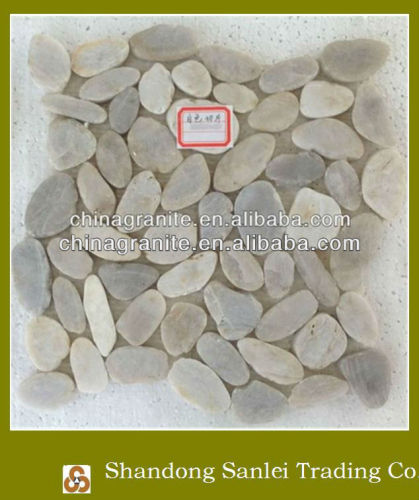 tumble river stone pebble mosaic