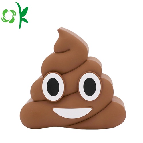 Divertente custodia Emoji in silicone Powerbank Custodia da viaggio Charg-pal