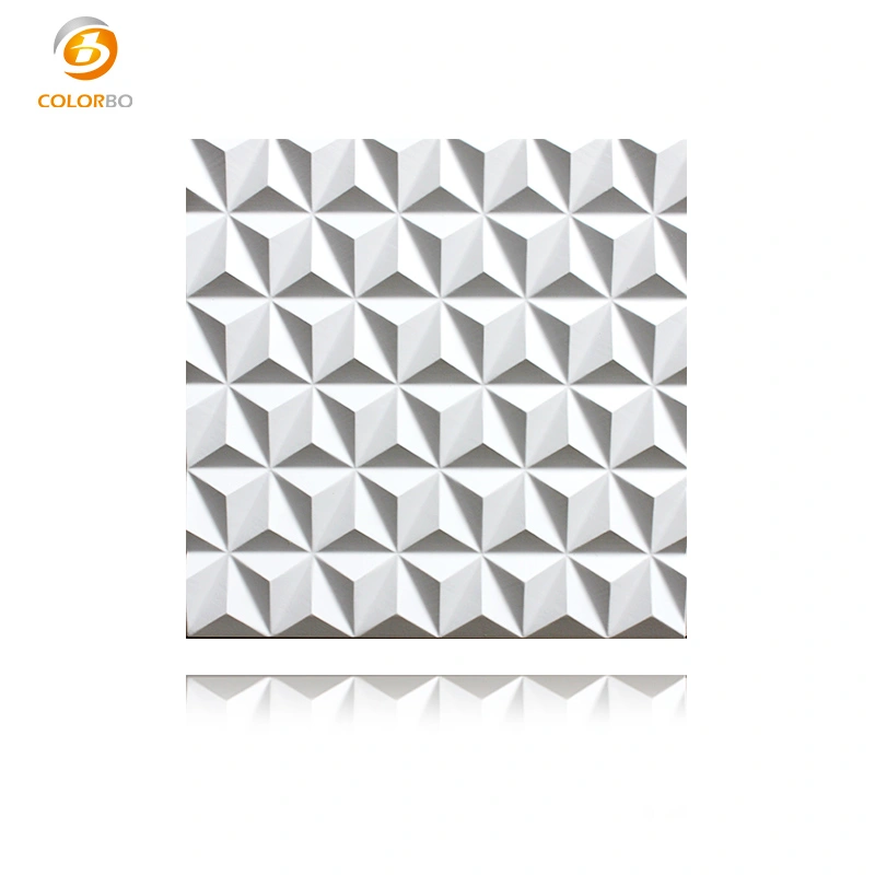 Fireproofing Wave Decorative 3D MDF Board for Interior Decoration