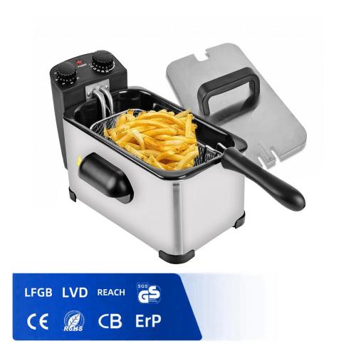 Fryer de grande capacité, friteuse, pression française