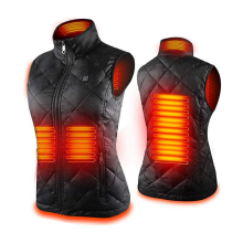 USB Charging Winter Safety Waterproof Heated Women's Vest with 11 Area Warmth