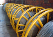 Anti twisting braided steel wire rope