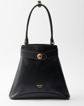 Medium leather tote bag