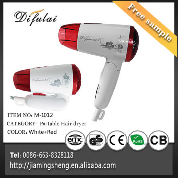 electric mini hair dryer with diffuser foldable hair dryer travel