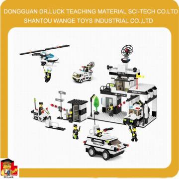 Different City police block building block toys