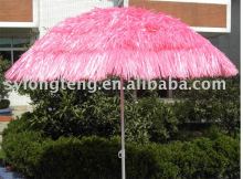 thatch beach umbrella