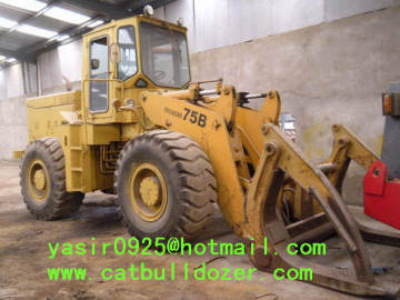 log carring wheel loader TCM 75B