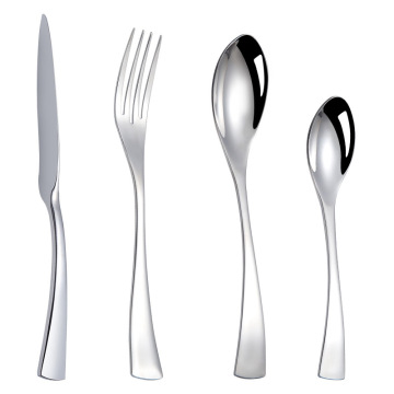 Stainless Steel Dinnerware Sets Silver Flatware Cutlery Set