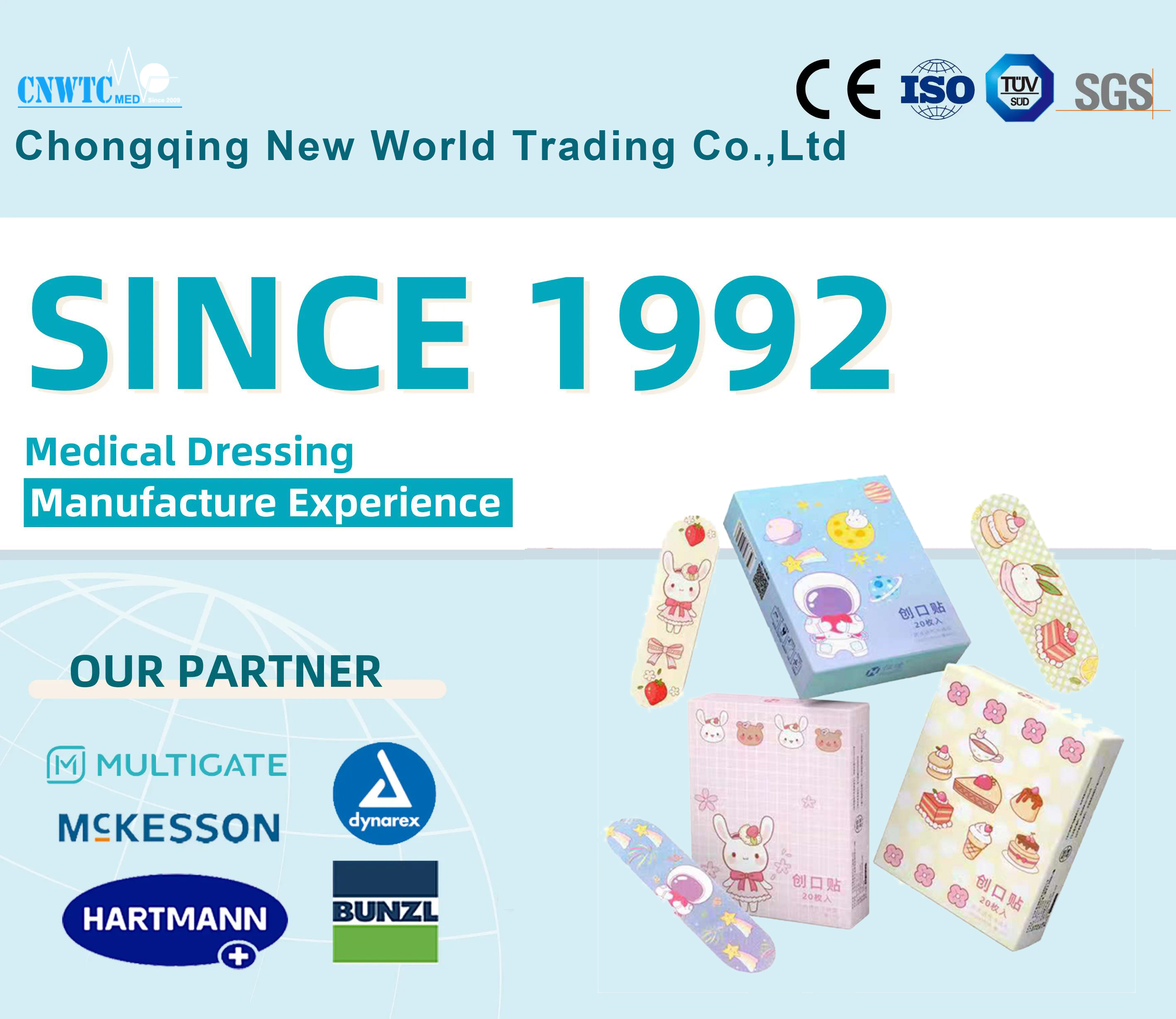 High Quality Custom printed Adhesive Band Aid Plaster Band-aid
