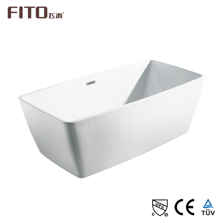 Cheap Price Acrylic Soaking Freestanding Home Adult Size Bathroom Bathtub