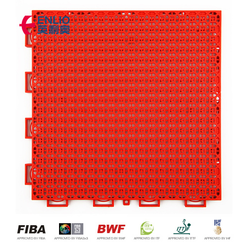 Itf 테니스 코트 타일 Fiba 농구 바닥재 야외