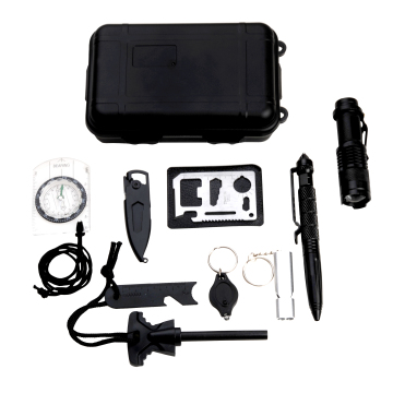 Outdoor 9 In 1 Survival Kit Emergency Kit