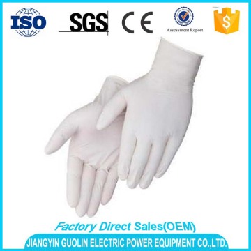 antistatic esd disposable latex gloves with en388