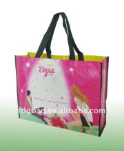 pp woven laminated shopping bag