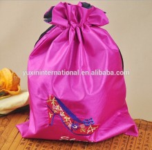 shoe bag jewelry pouch, gift silk pouch Drawstring pouch CH224