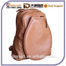 Brown Leisure Style Unique Design Leather Tennis Bag Backpack