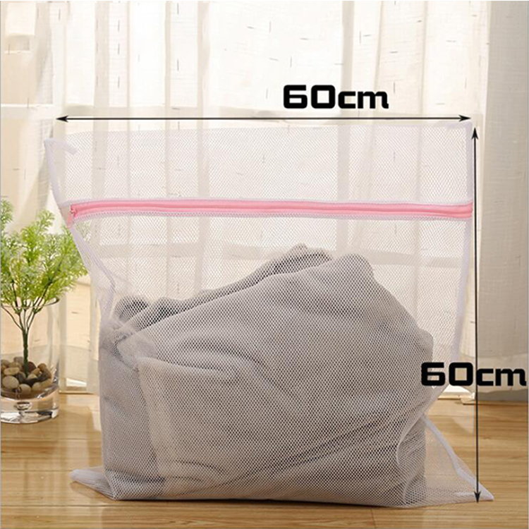 Washing Home Reusable Wash Special Mesh Bag Eco Friendly Durable Polyester Fine Mesh Laundry Bag With Zipper