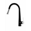 Black 304 Stainless-Steel Pull Down Kitchen Faucet