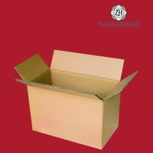กล่องบรรจุภัณฑ์กล่องกระดาษสีน้ำตาลที่กำหนดเอง