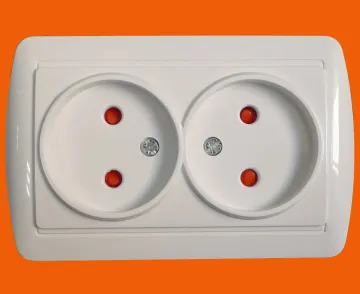 Double Surface Mounted Electrical Wall Socket (S8209)