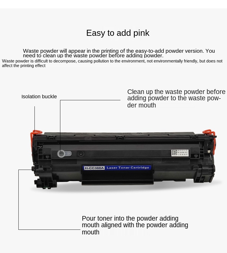 Favorable price toner cartridge CC388A for LaserJet P1007 P1008 388A TONER