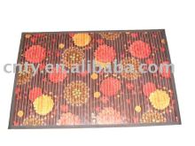 Printed bamboo mat