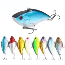 3D Eye Artificial Bait Fishing Lure #6 Hook Minnow Fishing Lures Hard Plastic Swim Baits