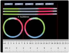 tri- color glow bracelet for party