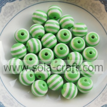 2014 Green &amp; White Zebra Τελευταία σχεδίαση 8MM 500Pcs Χονδρική Shamballa Round Pandora Αφρικανική Γάμος Κοσμήματα Χάντρες