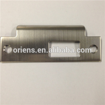 Door lock strike plate door parts