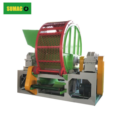 Automatic Waste Tyre Recycling Shredder Equipment