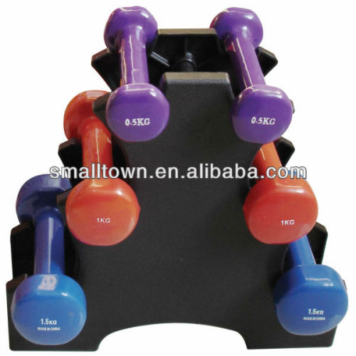 6-12kg vinyl dipping dumbbell set/equipment fitness