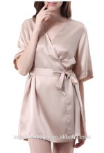 Summer Classic Real Silk Nightgown real silk Charmeuse Pajama Robe