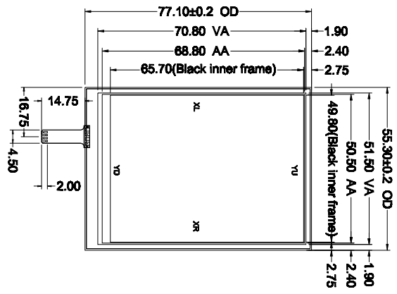 Advertising Resistive Touch Screen